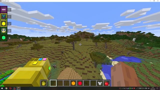 Minecraft ИСПЫТЫВАЕМ МОД НА ПЕРЧАТКУ БЕСКОНЕЧНОСТИ!!! смотреть онлайн