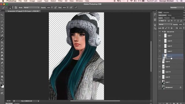 // Speed Edit TS3 In Photoshop CS6 // September //