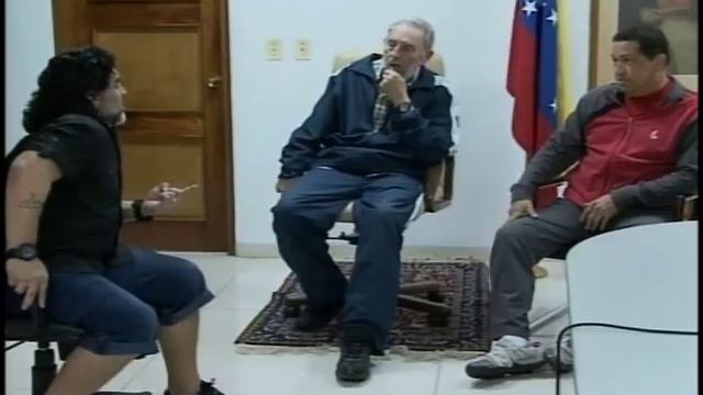 Visita de Diego Armando Maradona al presidente Hugo Chávez ( 22 de julio de 2011) смотреть онлайн