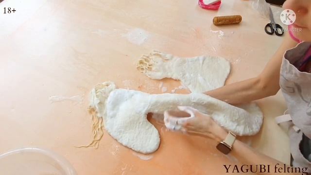 МК ВАЛЯНАЯ ЛОШАДКА. ГЛАДКИЙ ВОЙЛОК. КАК ПОЛУЧИТЬ ГЛАДИЙ ВОЙЛОК смотреть онлайн