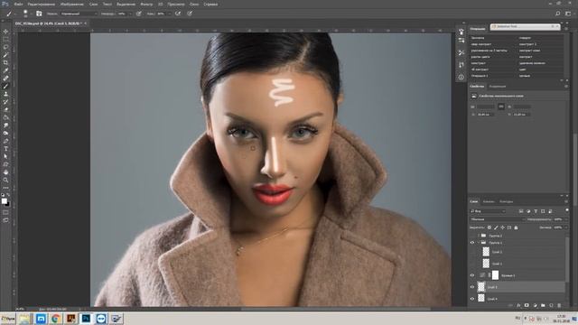 Adobe photoshop. Светотень. Добавляем объем лицу смотреть онлайн