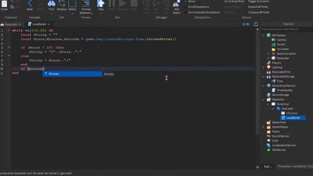How to make a Server Age Gui | Roblox Studio Tutorial смотреть онлайн