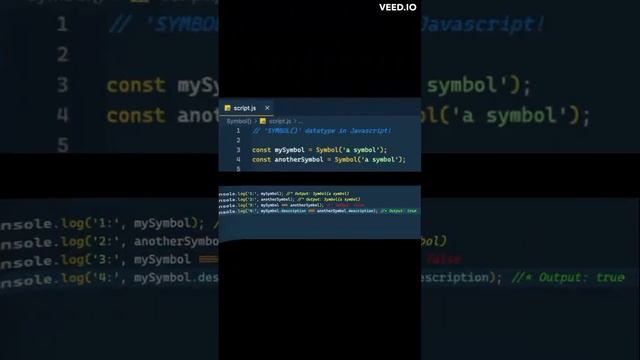 "Symbol()" datatype in Javascript???? смотреть онлайн