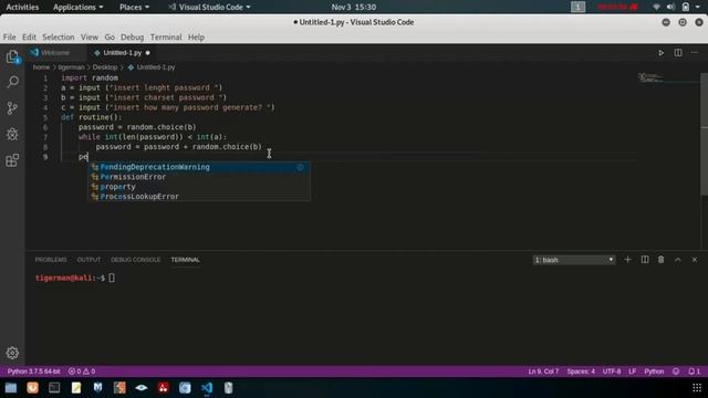 Advance Password Generator Multiple in Python3 смотреть онлайн