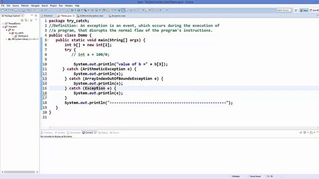 Exception Handling in Java | Java Exceptions | Exceptions in Java смотреть онлайн