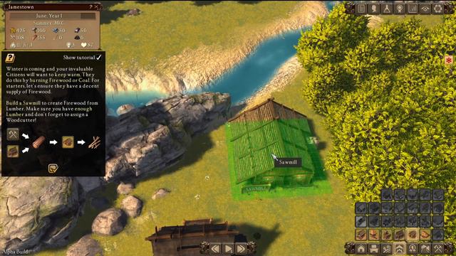 FIRST LOOK - NEW CITY COLONY BUILDING Banished Like GAME - Patron Free Steam Demo Gameplay смотреть онлайн