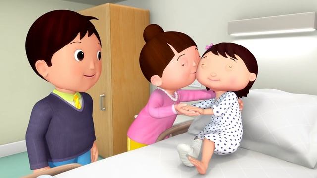 Staying In The Hospital! | Nursery Rhymes & Baby Songs | Classic Little Baby Bum смотреть онлайн