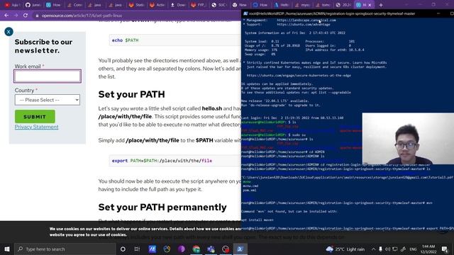 Microsoft Azure Virtual Machine + Spring Boot Thymeleaf + Spring Security + MySQL смотреть онлайн