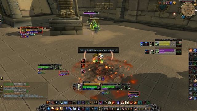 WoW Legion 7.1.5 - Fire Mage Arenas смотреть онлайн