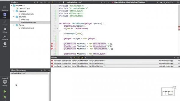 QBoxLayout | QVBoxLayout & QHBoxLayout | (Qt C++ Tutorial #13)