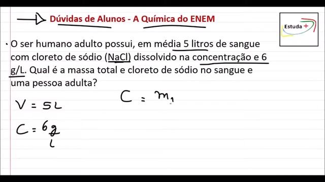 Calculando a massa pela concentração da solução смотреть онлайн