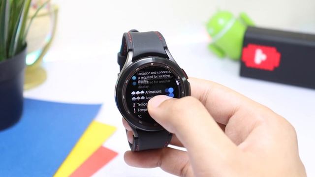 Weather Animated Galaxy Watch 4 (Wear OS) Face For Giveaway!! смотреть онлайн