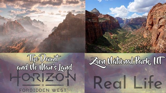 REAL LIFE Locations from Horizon Forbidden West #horizonforbiddenwest #reallife смотреть онлайн
