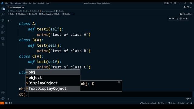 INHERITENCE - PYTHON | V-CODE | CSI | VIT-AP смотреть онлайн