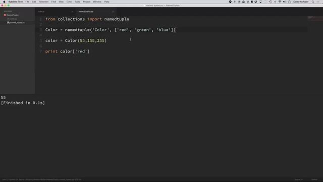 Python Scripting Tutorial Namedtuple When and why should you use namedtuples смотреть онлайн