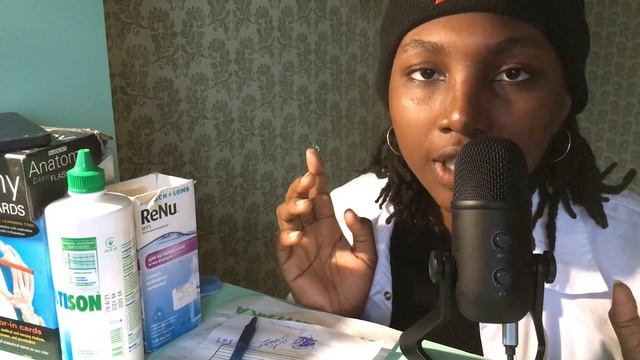 ASMR /eye exam/окулист на русском?? смотреть онлайн