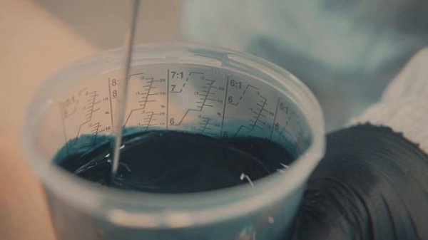 Технология окраски новой детали с Brulex.