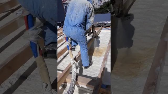 Утеплення плоского даху пінополіуретаном. Літо 2020 смотреть онлайн