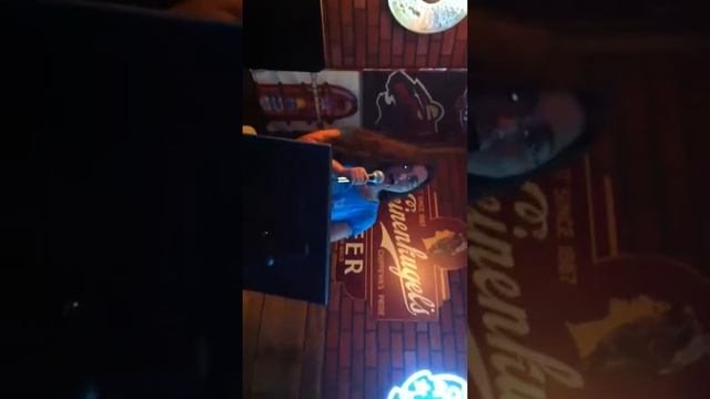 Sarah Singing Karaoke.