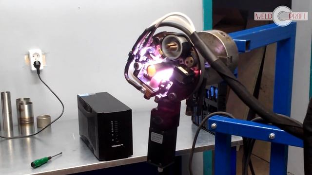 Орбитальная сварка труб. Орбитальная сварочная головка 25-45. смотреть онлайн