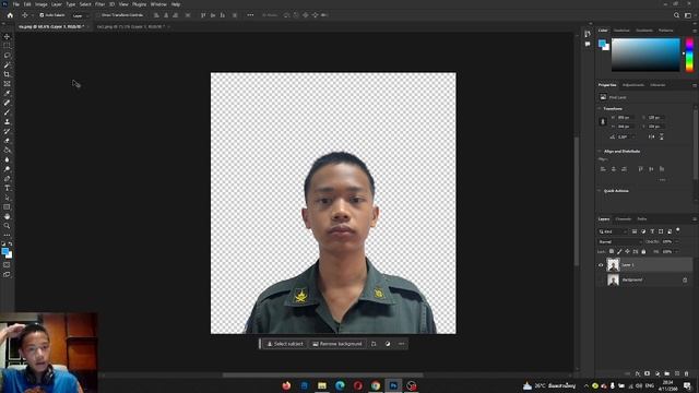 สอนเปลี่ยนพื้นหลังรูปภาพง่ายๆด้วยโปรแกรม Photoshop 2024 смотреть онлайн