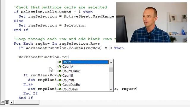 How To Use Keyboard Shortcuts For Vba Intellisense Drop-down Menus смотреть онлайн