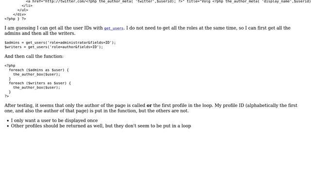 Wordpress: Get author meta of all writers смотреть онлайн