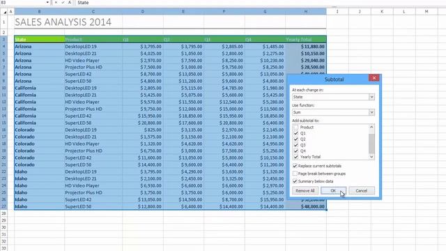 DevExpress WinForms Spreadsheet: Grouping and Outline смотреть онлайн