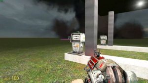 Tornado hits Gas Station Garrys Mod Tornado Mod!