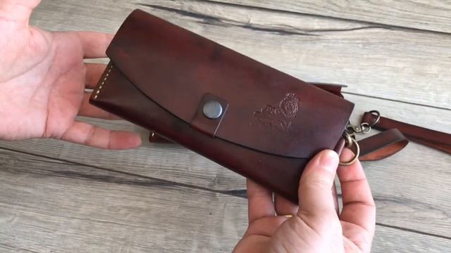 ? КОЖАНОЕ ПОРТМОНЕ своими руками, портмоне ручной работы, кожаное портмоне, как сделать портмоне смотреть онлайн