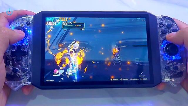 DIY Handheld gaming PC Win11- Play Honkai Impact 60FPS смотреть онлайн