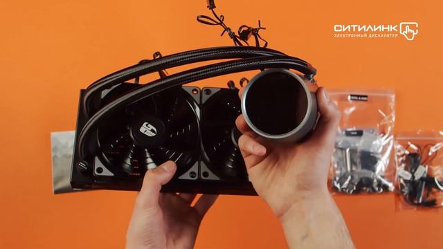 Обзор устройства охлаждения(кулер) DEEPCOOL Watercooler CASTLE 240 V2 | Ситилинк