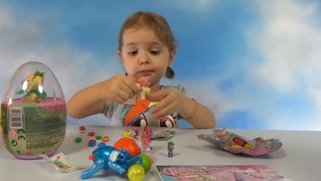 Мега яйца с Майл Литл Пони и Филли делаем сверкающие татушки MLP & Filly giant e смотреть онлайн