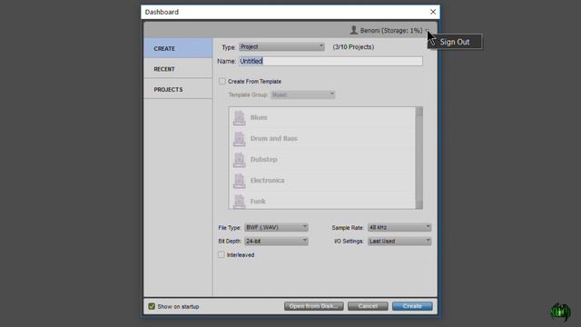 Pro Tools 12.5 DASHBOARD - Project or Session? (Cloud or Local) смотреть онлайн