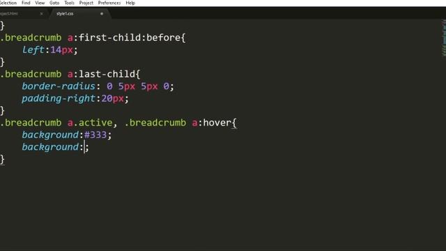 How TO Create Breadcrumbs Using CSS | Pure CSS Breadcrumbs смотреть онлайн