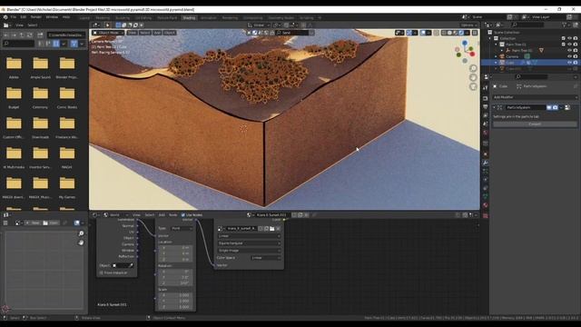 Egyptian 3D Micro-world made with Blender 2.9 - Timelapse смотреть онлайн