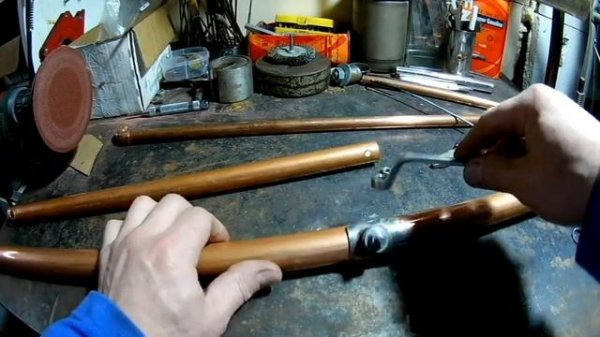 Отбортовка медной трубы