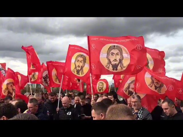 Русские идут. Крестный ход и Братский молебен на Поклонной горе. смотреть онлайн