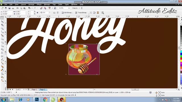 Product Label Design in Coreldraw | CorelDraw Tutorial смотреть онлайн