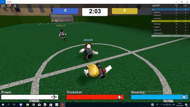 Прохождение игры футбол в роблоксе смотреть онлайн