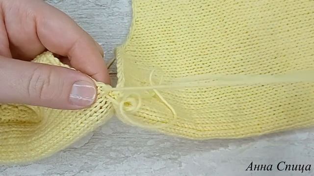 Сшивание вязаных изделий: плечевой шов на закрытых петлях. Трикотажный шов иглой. Способ 1. МК. смотреть онлайн