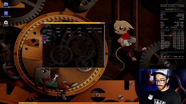 Damn Small Linux (DSL) 2024 | Alpha смотреть онлайн