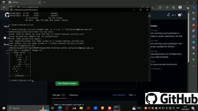 Github: creación de llave ssh смотреть онлайн