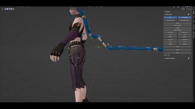 Jinx Rig For Blender 3.6x - 4.0 [Free Download] смотреть онлайн