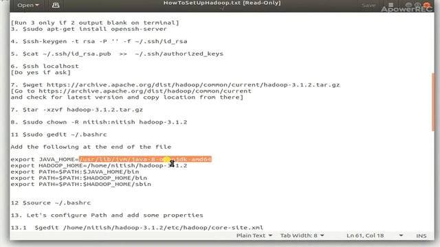 Installation of Hadoop | Solved problem JAVA_HOME | 2019 смотреть онлайн