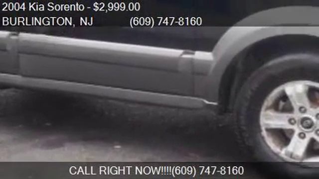 2004 Kia Sorento EX 4WD 4dr SUV for sale in BURLINGTON, NJ 0 смотреть онлайн