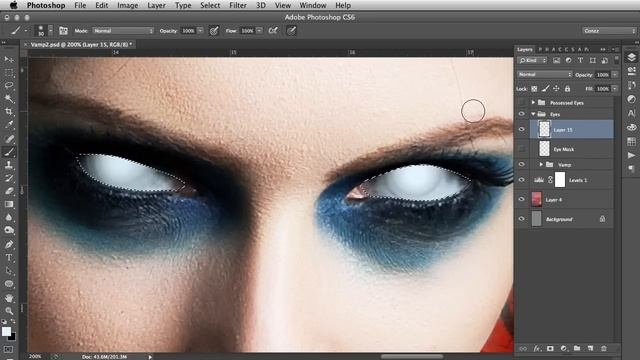 Possessed Glossy Eyes Photoshop Tutorial смотреть онлайн