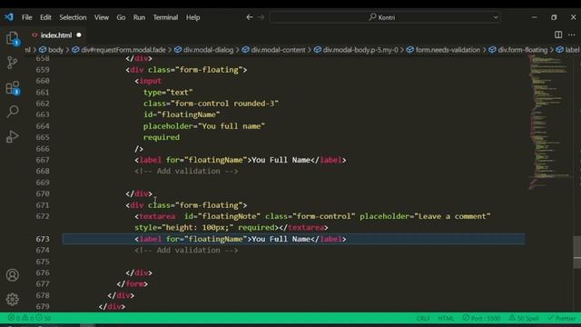 Bootsrap 5 Modal Popup Form With Validation [Pidgin English] #part6 смотреть онлайн