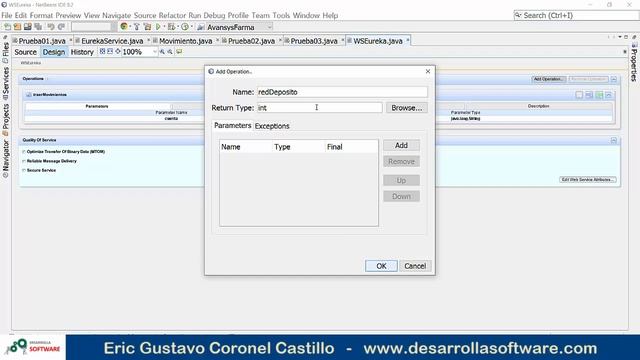 WEB SERVICE SOAP - EJEMPLO 02 - PARTE 5 смотреть онлайн
