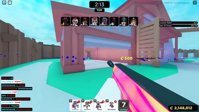 Taking Over Red Team's Base in 60 Seconds! Roblox Big Paintball! смотреть онлайн